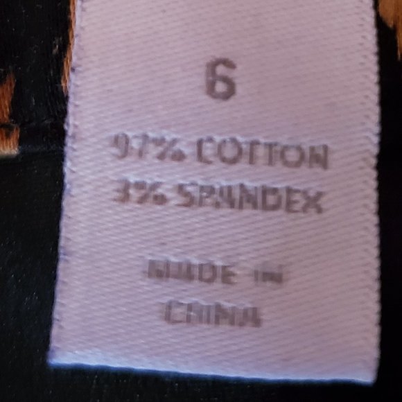 Charter Club Cheetah Print Pencil Skirt Size 6 - Picture 4 of 7